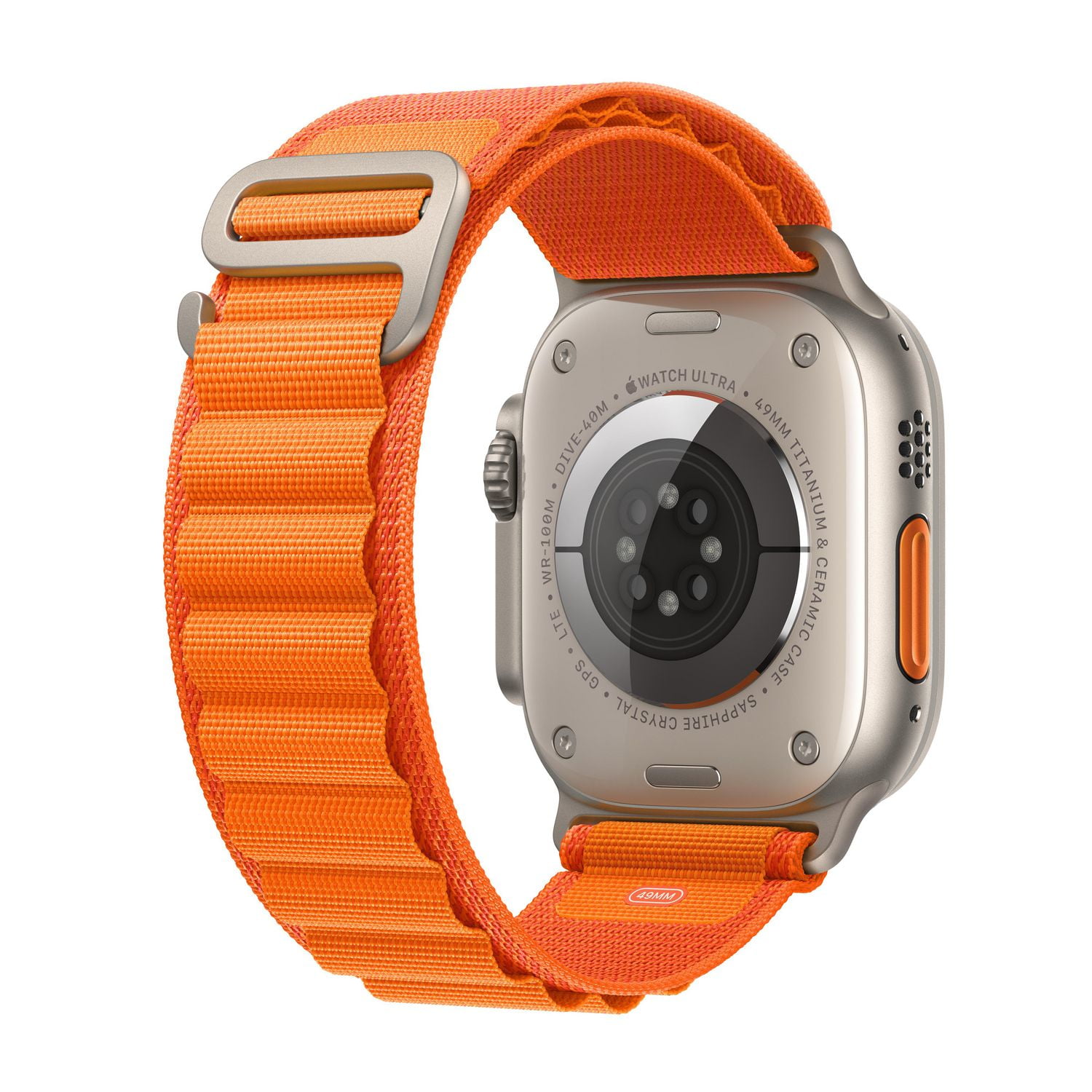 Apple Watch Ultra (GPS + Cellular) 49mm - Orange Alpine Loop 