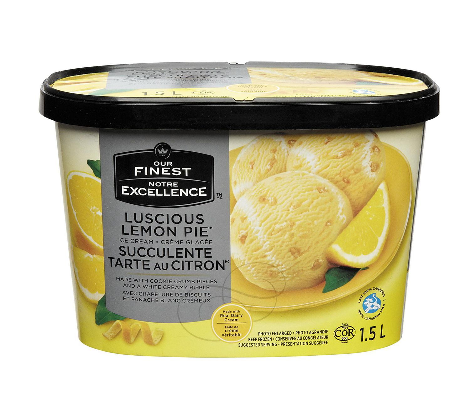 Our Finest Luscious Lemon Pie Ice Cream Walmart Canada