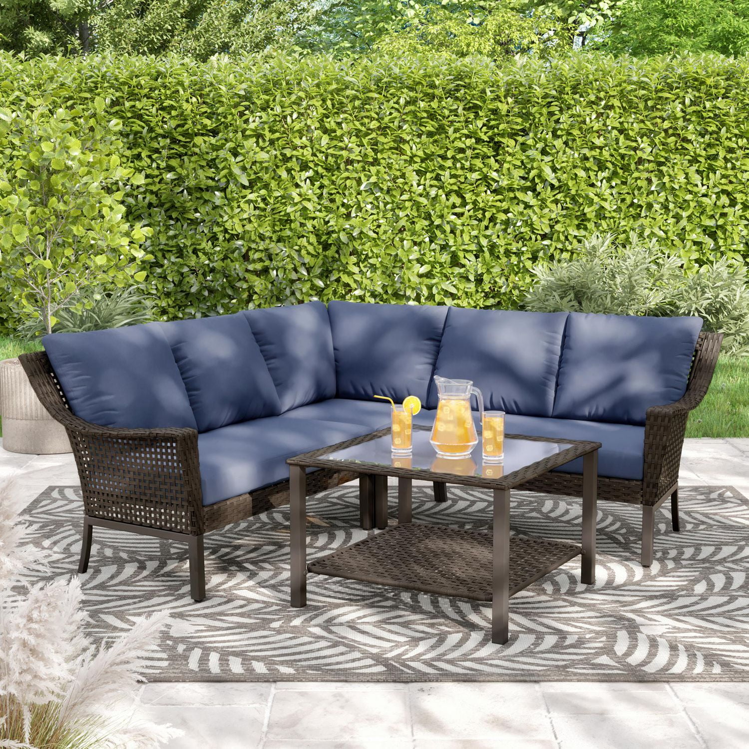 hometrends Outdoor Sectionals Walmart
