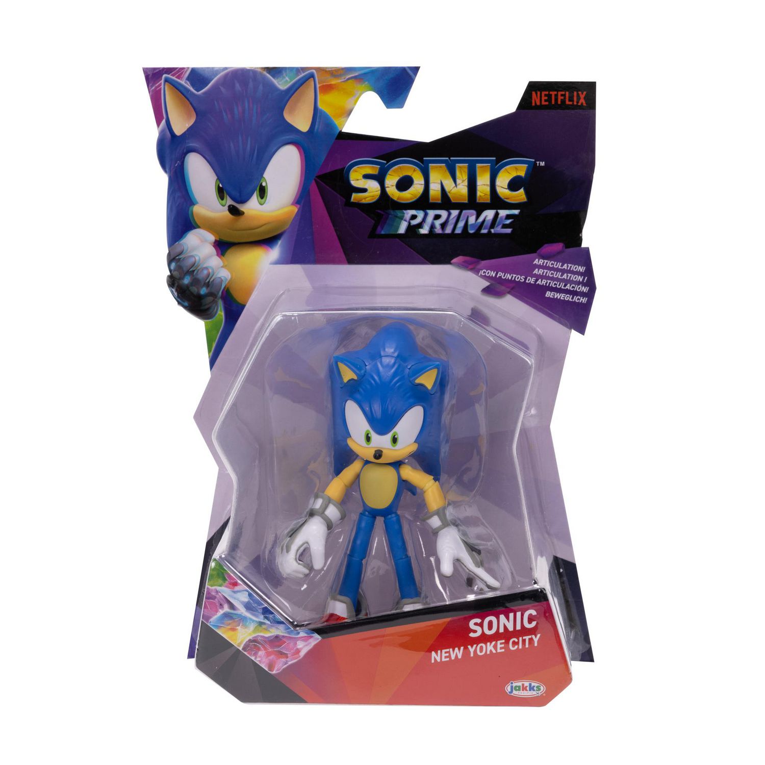 Sonic Prime – Figurine articulée de 5 pouces – Sonic 