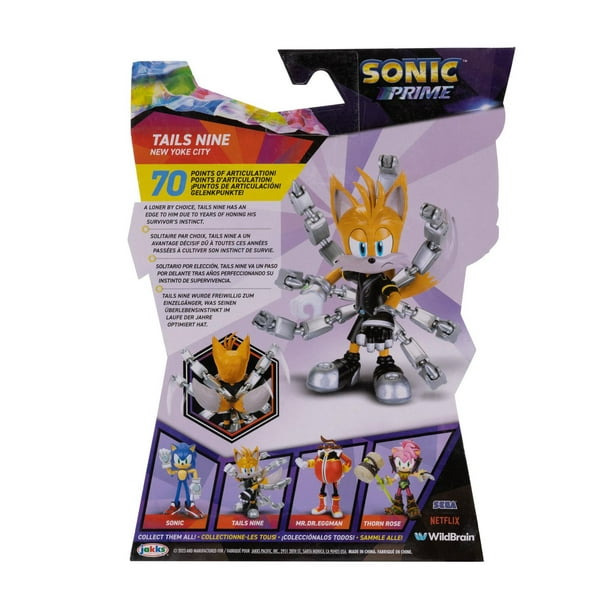 Sonic Prime - 5 Articulated Figure - Tails Nine 