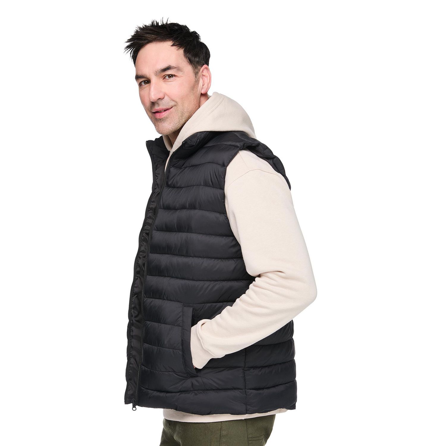 Doudoune compacte sans manches George pour hommes