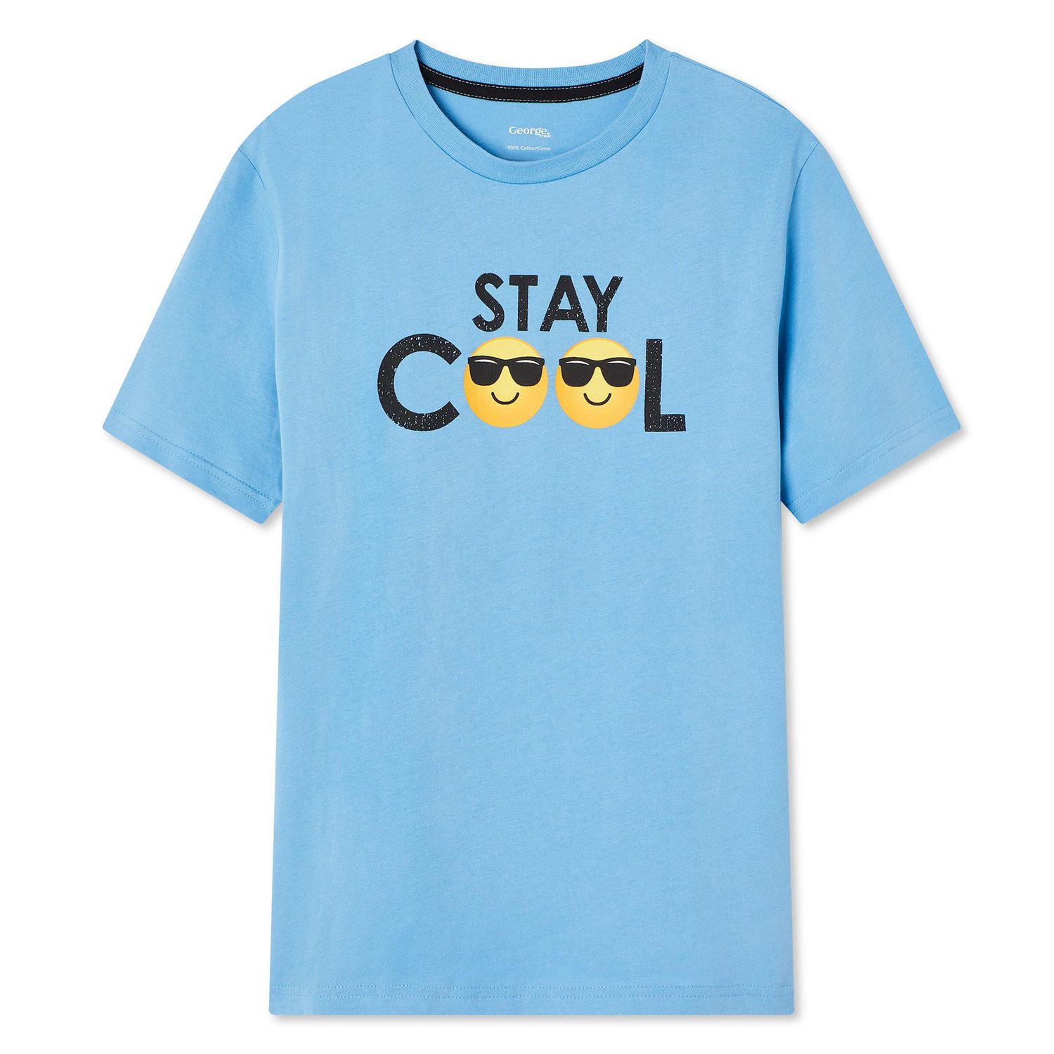 T-shirt avec imprimé graphique George pour garçons Tailles TP–TG