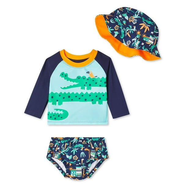 Baby Boys' Swim Diaper 3Piece Set Walmart.ca