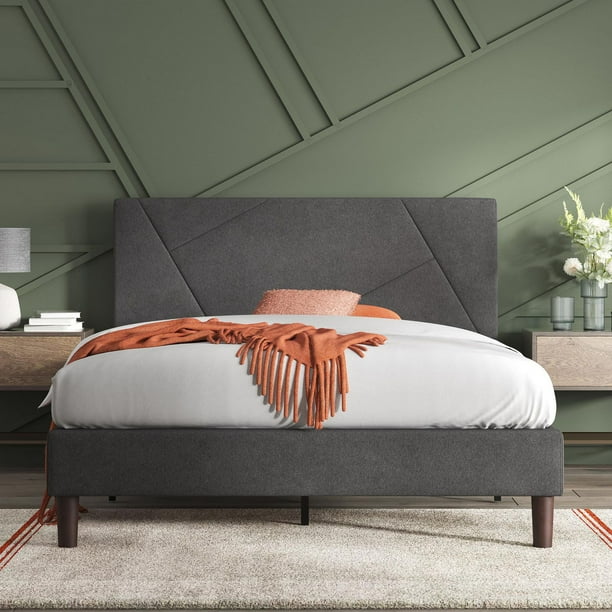 ZINUS Judy 43” Upholstered Platform Bed Frame, Queen Walmart.ca