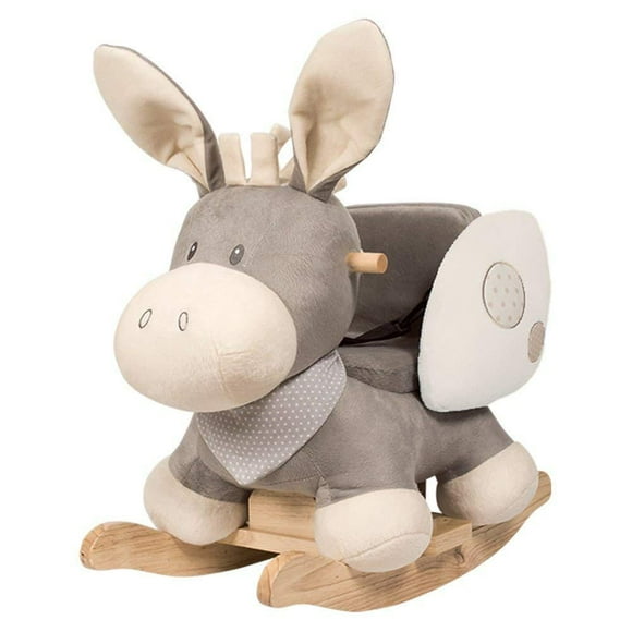 Nattou - Cappuccino Soft Donkey Rocker