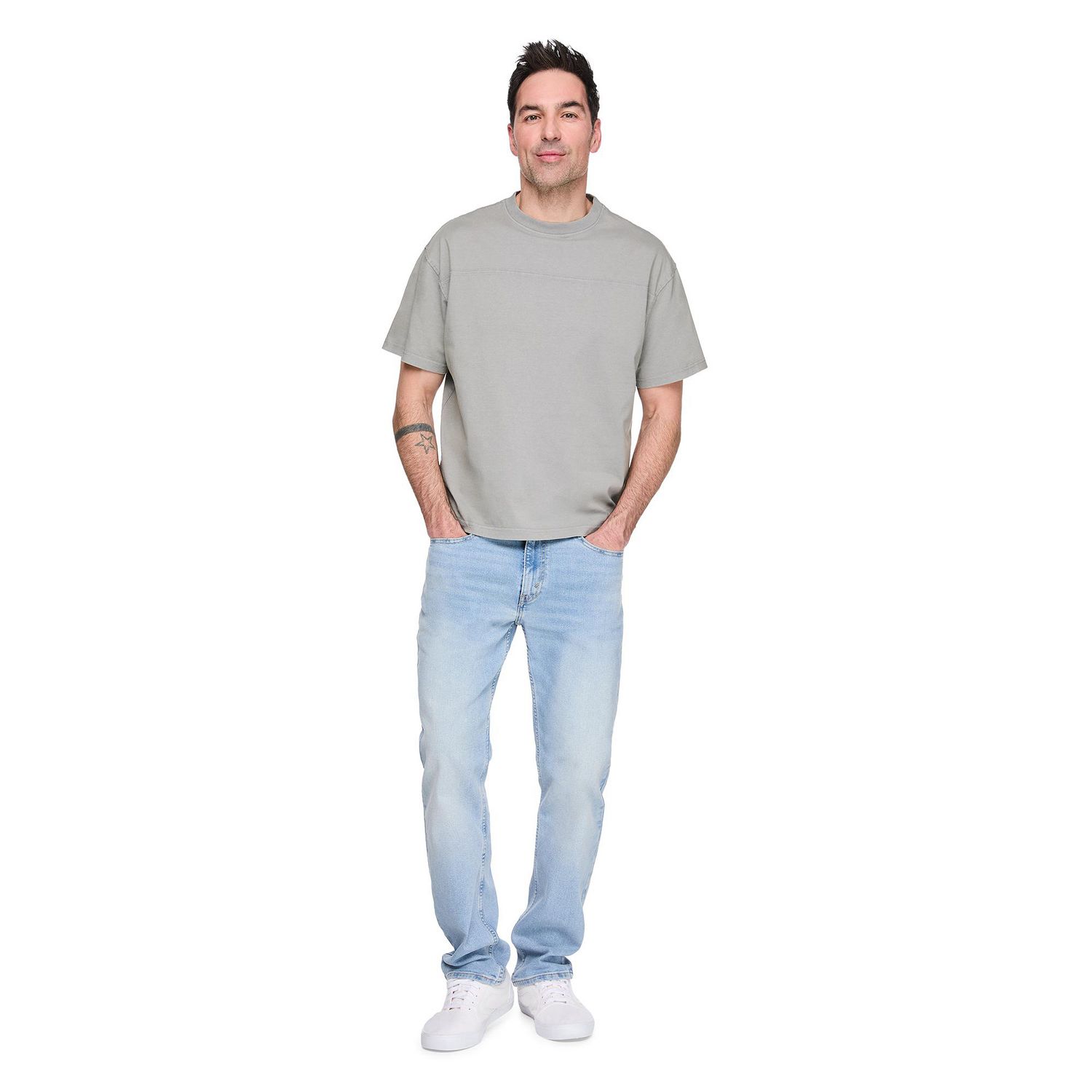 T-shirt coupe carrée George pour hommes