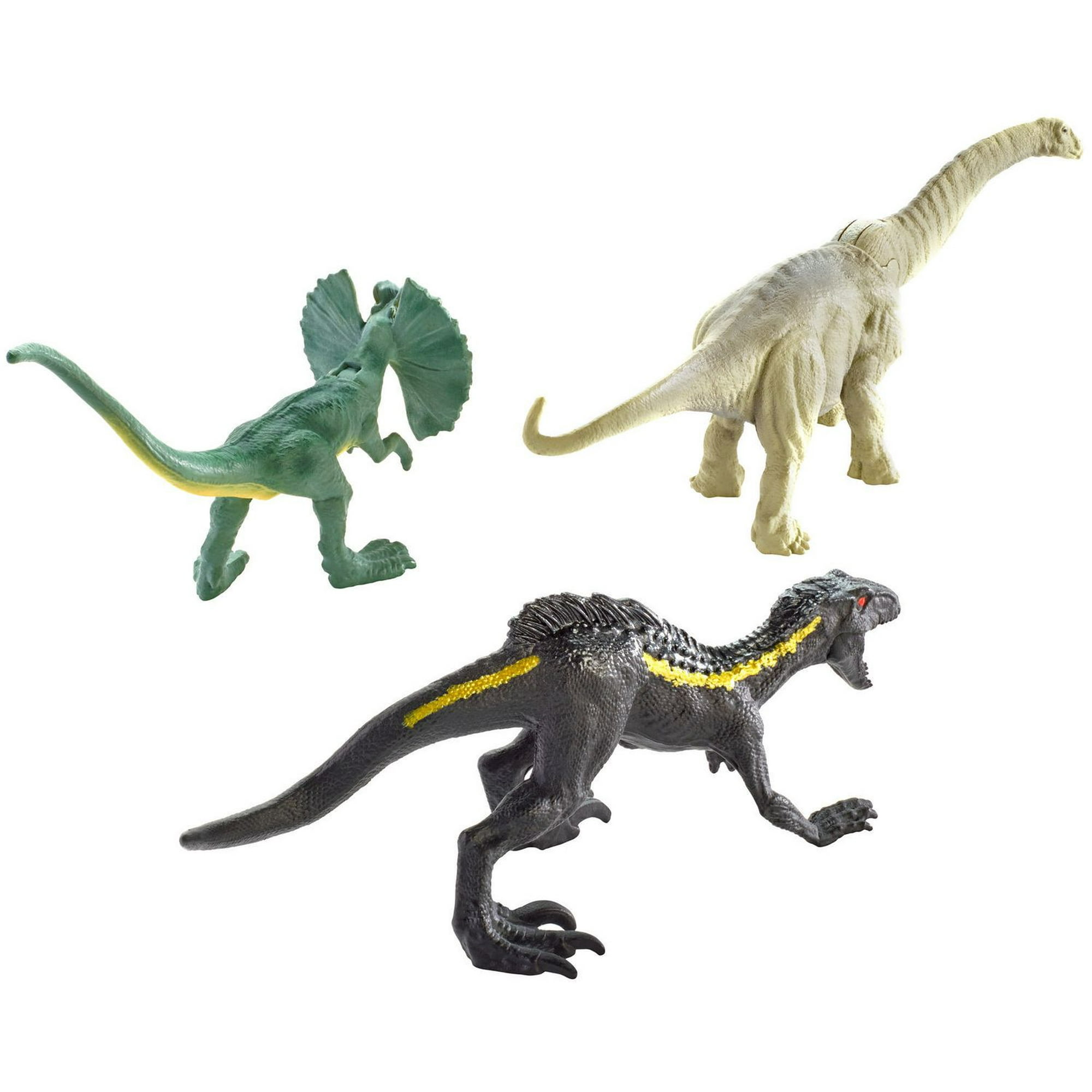 Jurassic World Mini Dino 3 Pack - Apatosaurus, Dilophosaurus