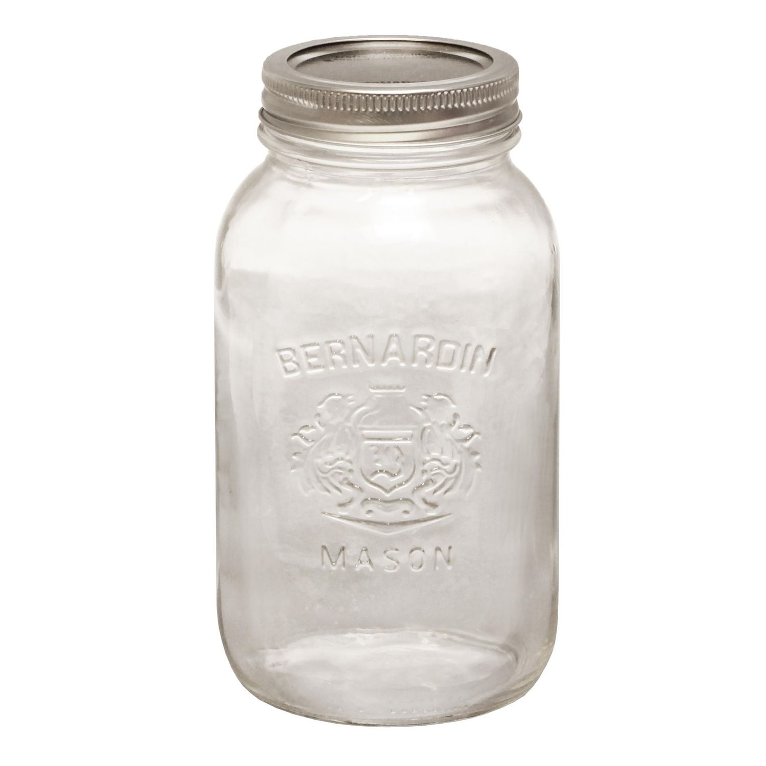 Bernardin Smooth Mason Jar with Wide Mouth Lid | Walmart Canada