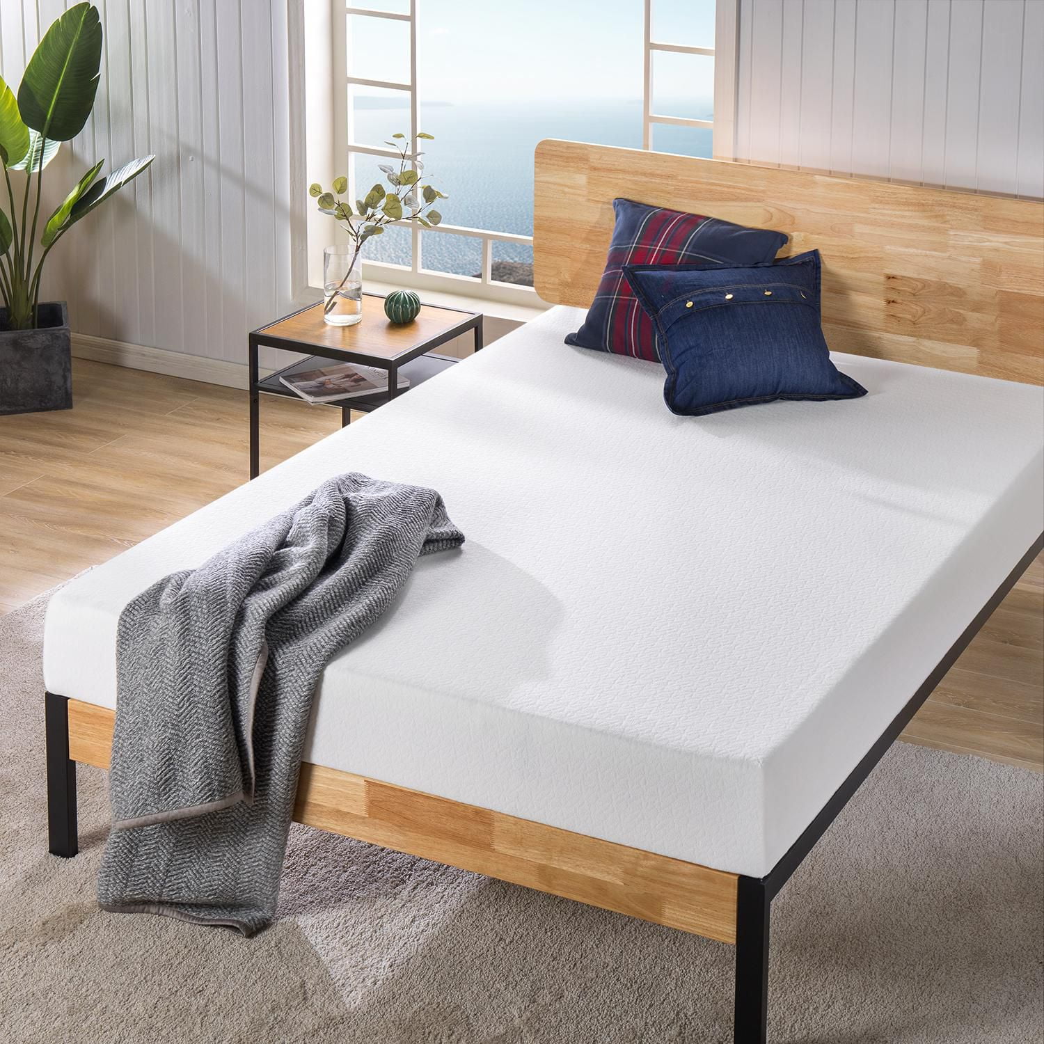 zinus 8 green tea memory foam mattress