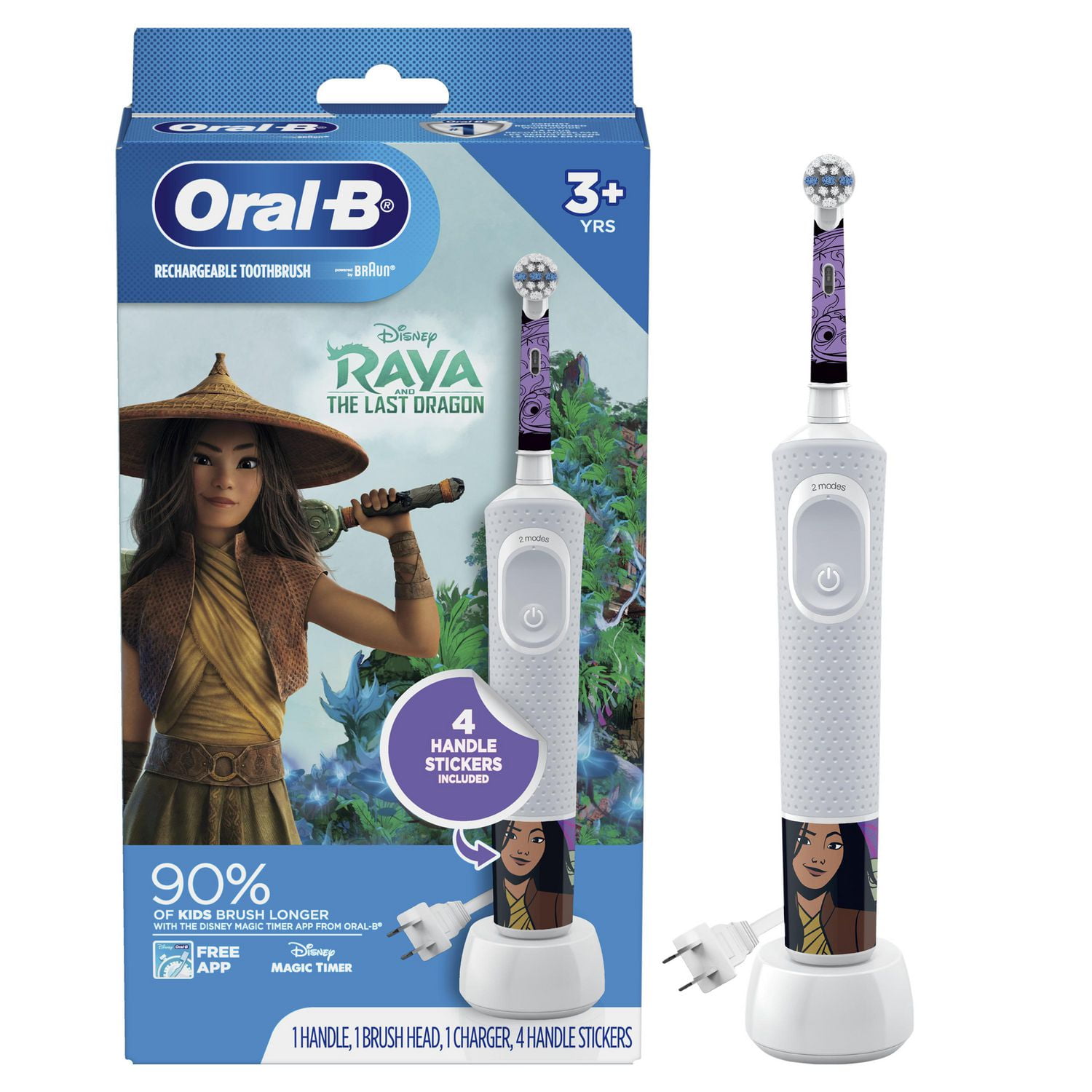 Oral-B Kids Electric Toothbrush featuring Disney's Raya and the 