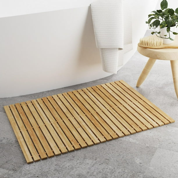 Hometrends Bamboo Bath Mat, Bamboo bath mat Walmart.ca
