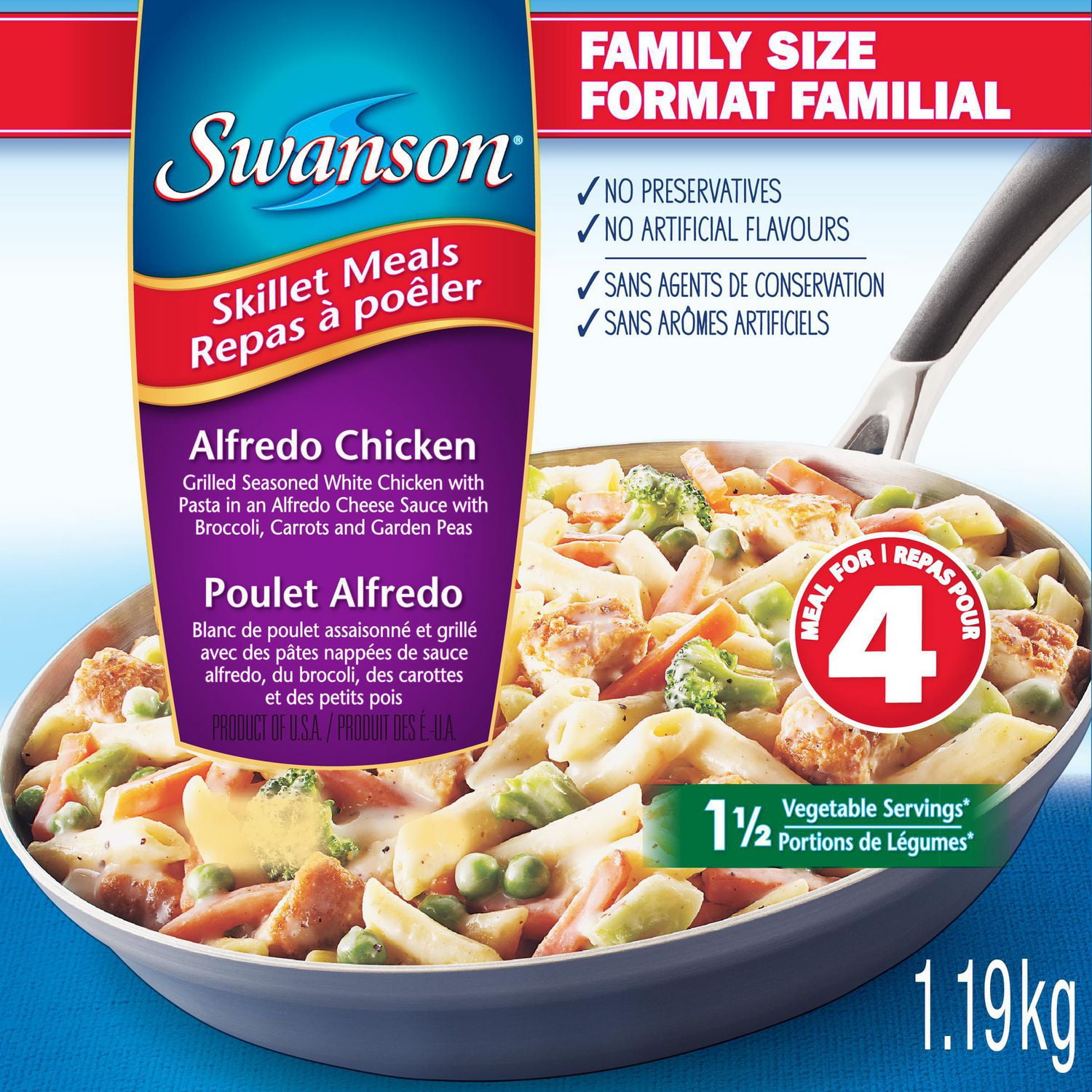 Swanson Skillet Meals Alfredo Chicken Walmart Canada