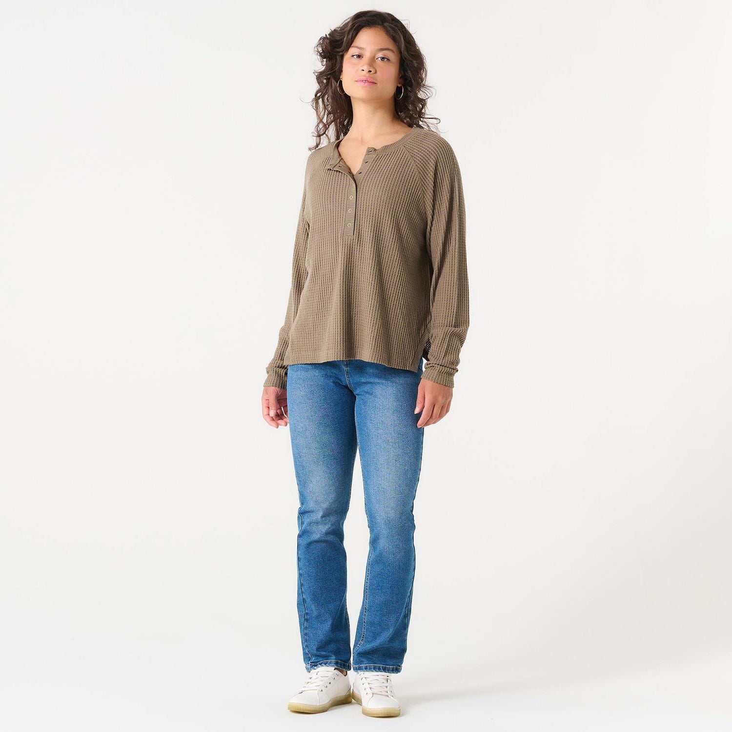 DV SNAP FRONT HENLEY