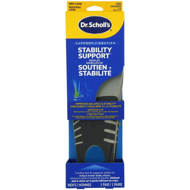 Dr. Scholl's Stabilizing Support Insoles, Men Size 8-14