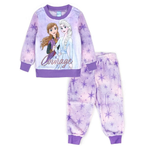 Pyjama 2 pièces en sherpa La Reine des Neiges Disney pour fille