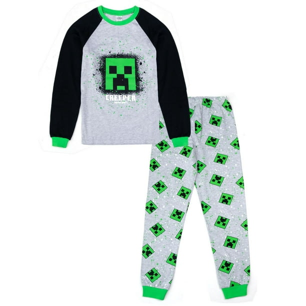 Minecraft two piece pijama set for boys 