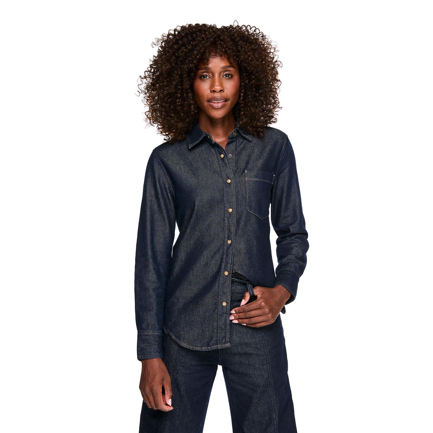 Chemise en denim George pour femmes
