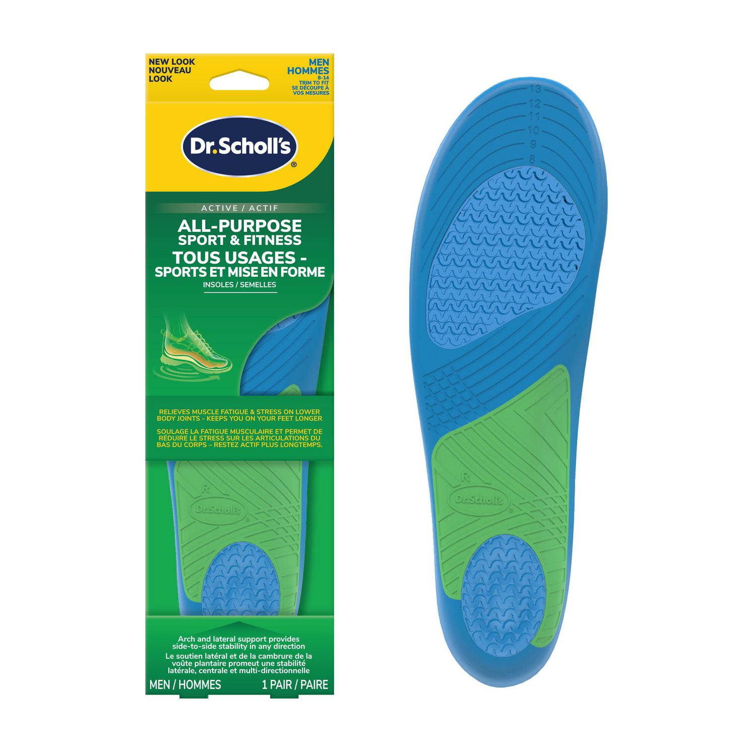 Dr scholls hot sale insoles walmart