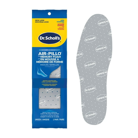 Dr. Scholl's® Air-Pillo® with Memory Foam Insoles, Unisex, Men 7-12, Women 5-10, 1 pair