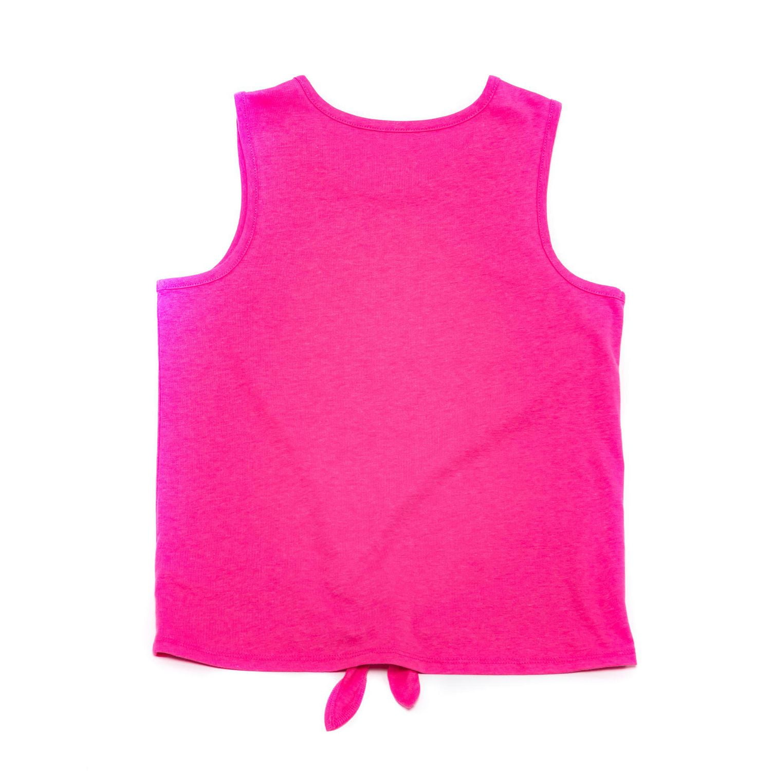 Girls Justice More Than Enough Front Tie Tank Top