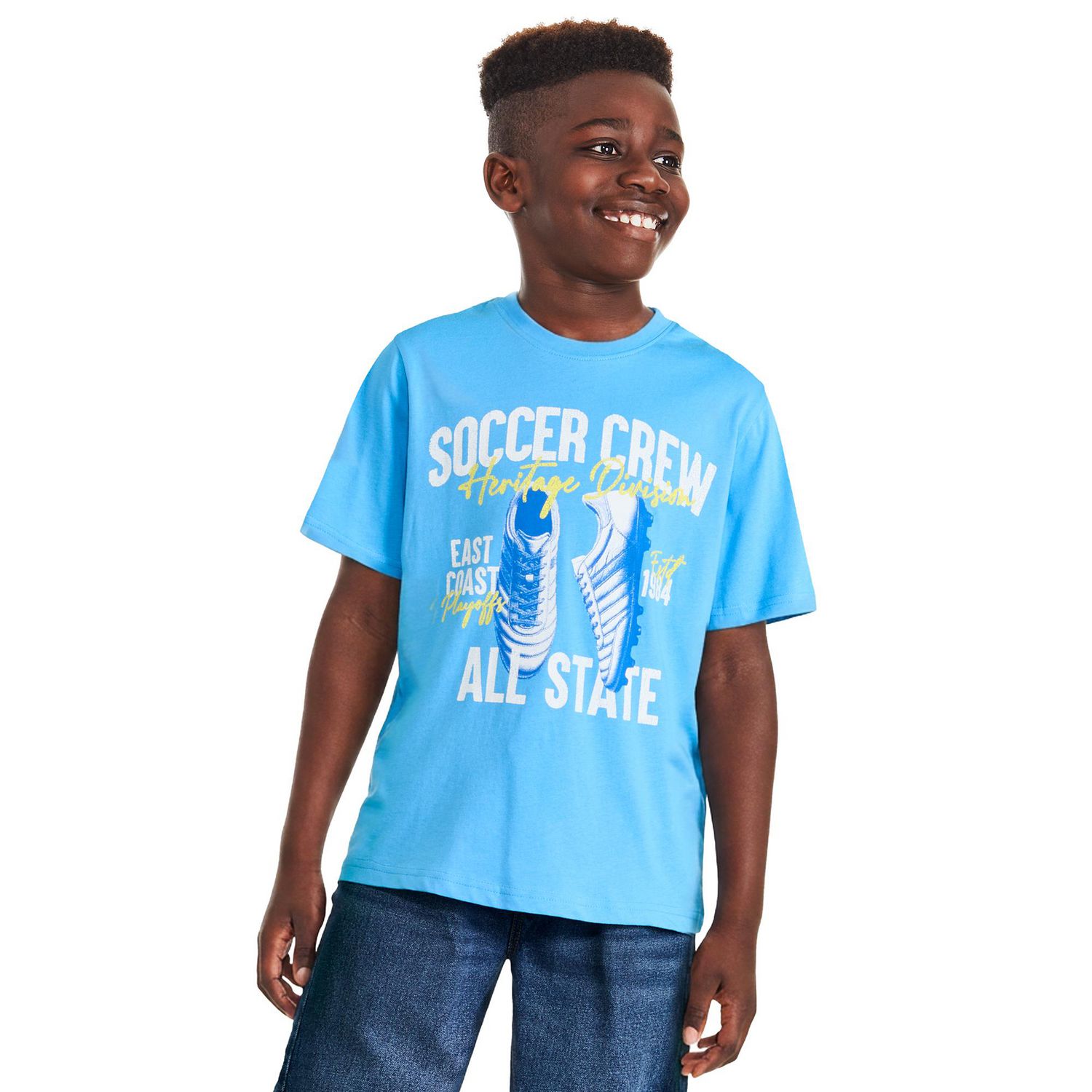 T-shirt sport à imprimé graphique George pour garçons