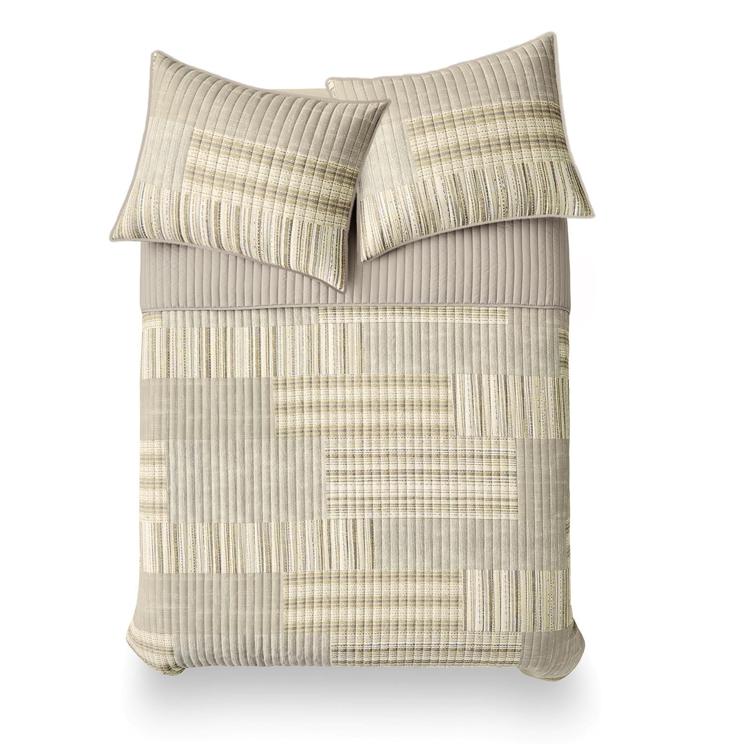 MAINSTAYS Cream Stripe Quilt Set Walmart Canada