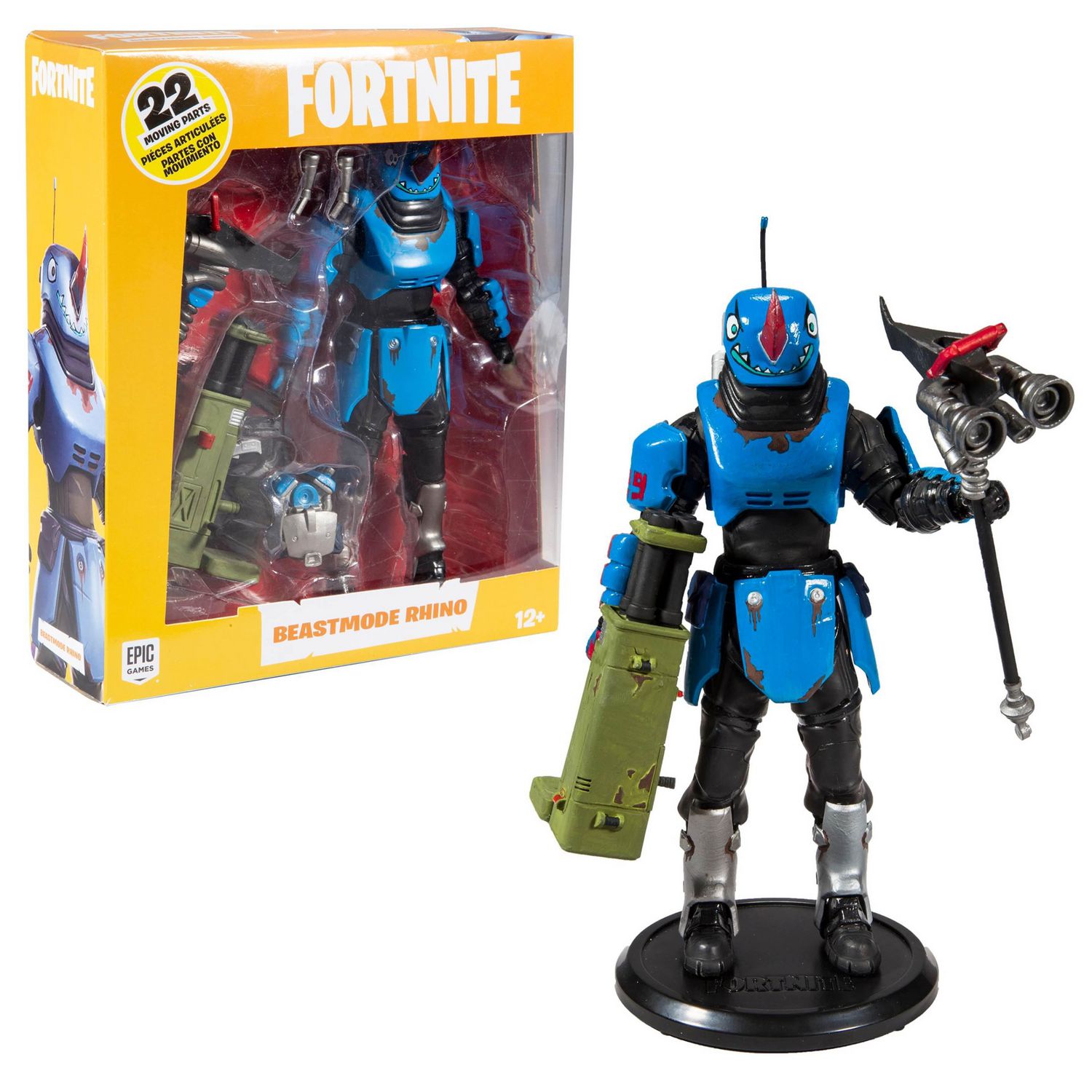 McFarlane Toys Fortnite Beastmode Rhino 7 Inch Action Figure MISB for sale online 