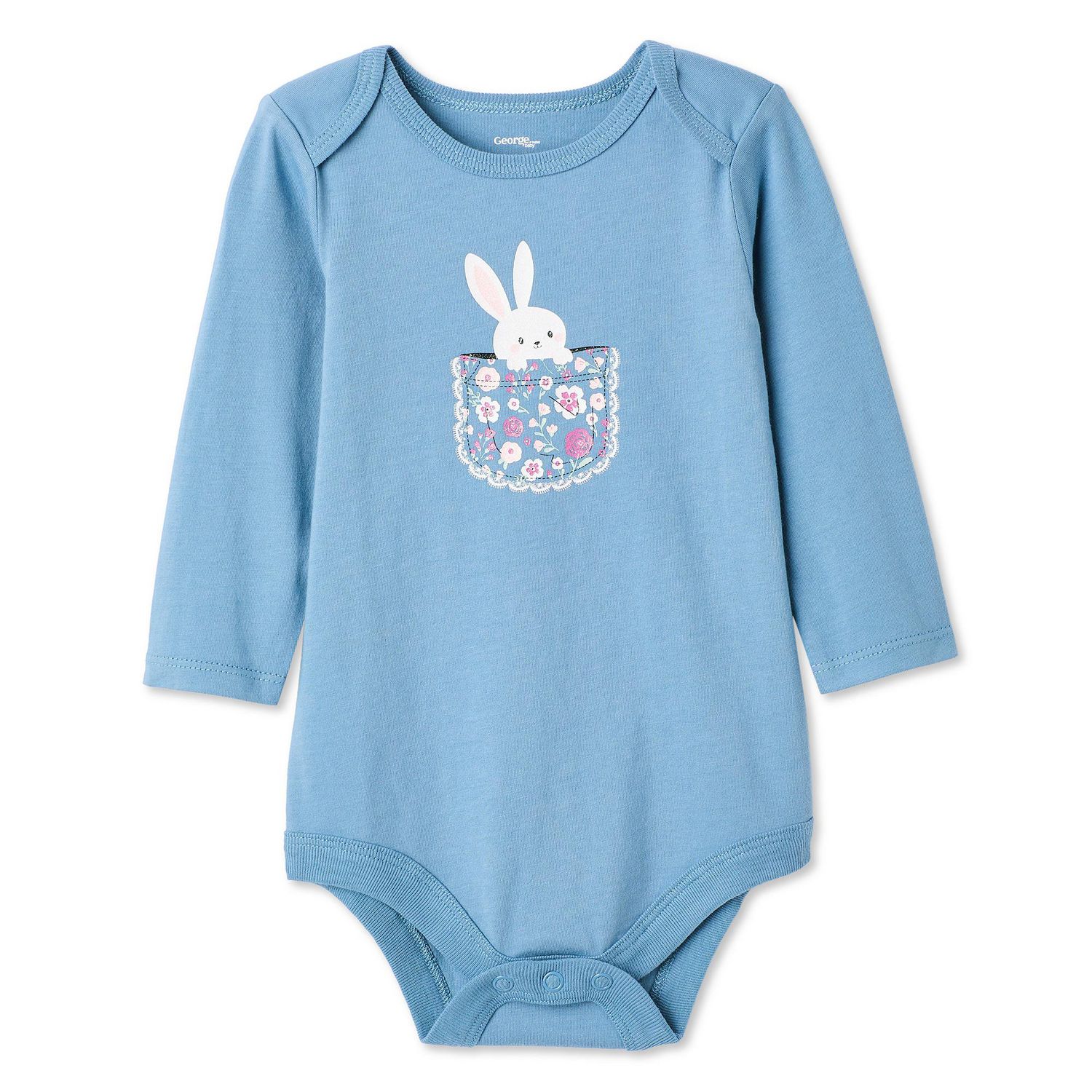 Cache-couche à manches longues George pour bébés filles