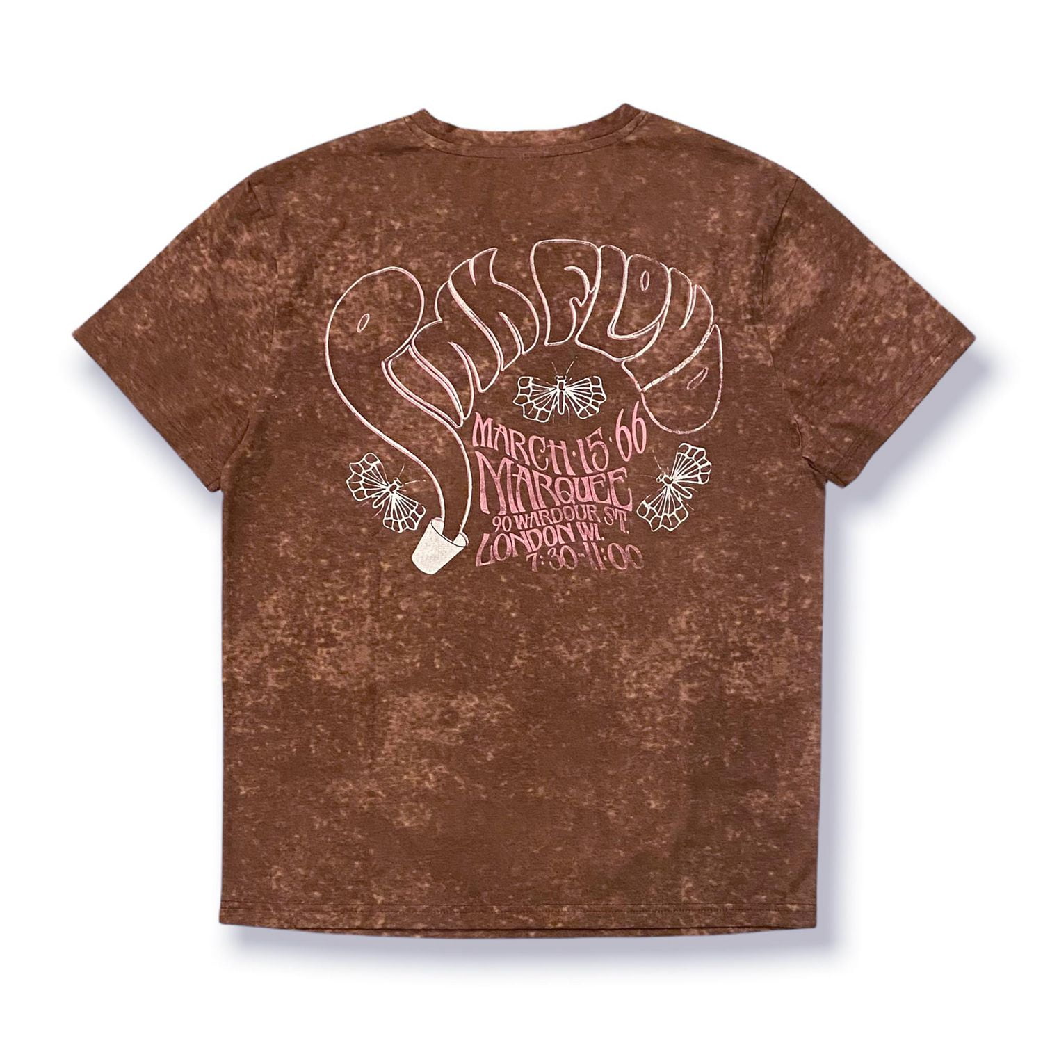 Pink Floyd T-Shirt col rond à manche courte pour femmes