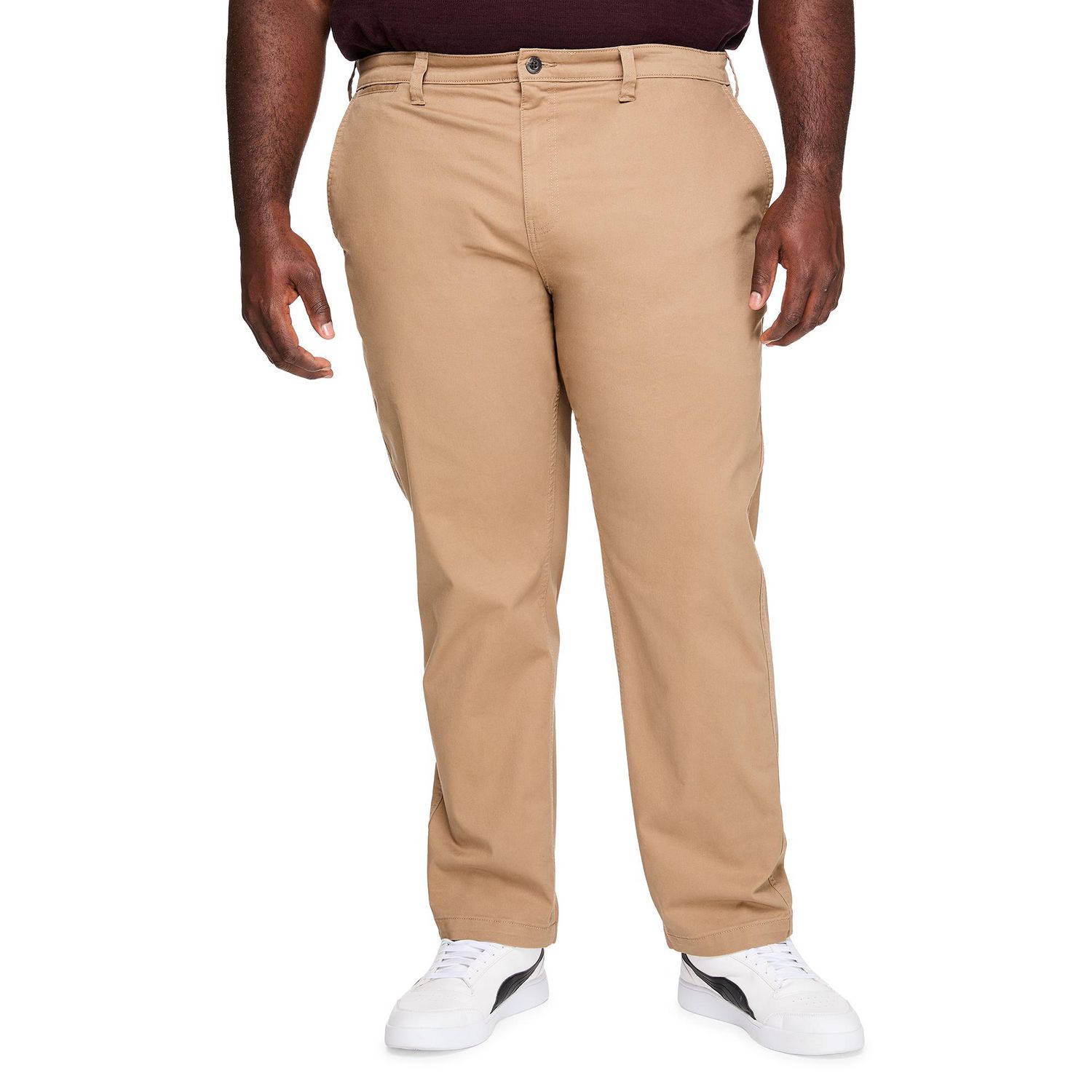 Pantalon en coutil coupe droite George Plus pour hommes