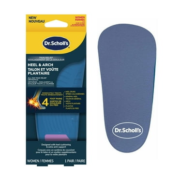 Dr. Scholl's® Heel & Arch All-Day Pain Relief Orthotics, 3/4 Length Inserts, Women 6-10