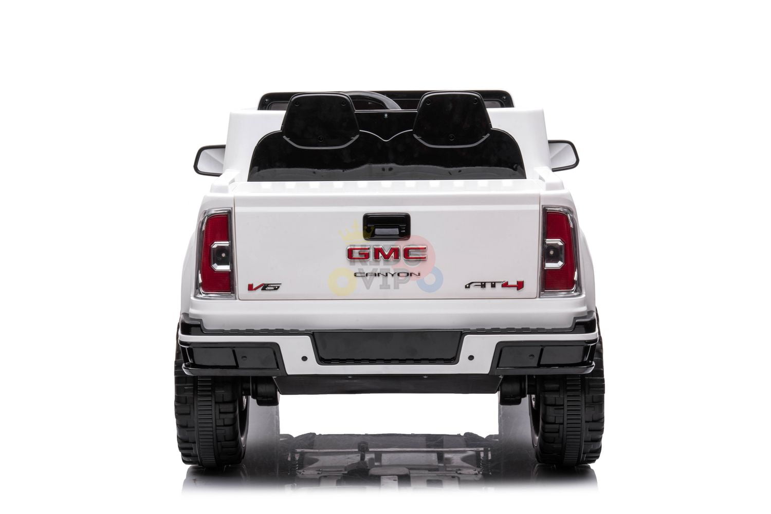 Officially Licensed GMC Canyon AT4 2 Seater 12V Toddlers and Kids Ride On Truck w Rubber Wheels Leather Seats Storage Tailgate USB SD MP3 Parent RC KIDS VIP Walmart