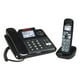 Clarity E814CC Combo de téléphone avec/sans fil amplifié 40 dB avec répondeur numérique - Noir – image 1 sur 4