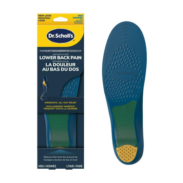 Dr. Scholl’s® Pain Relief Orthotics for Lower Back Pain, Men's, 1 pair ...