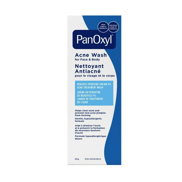 PanOxyl 4% Benzoyl Peroxide Acne Wash, Helps Clear Acne