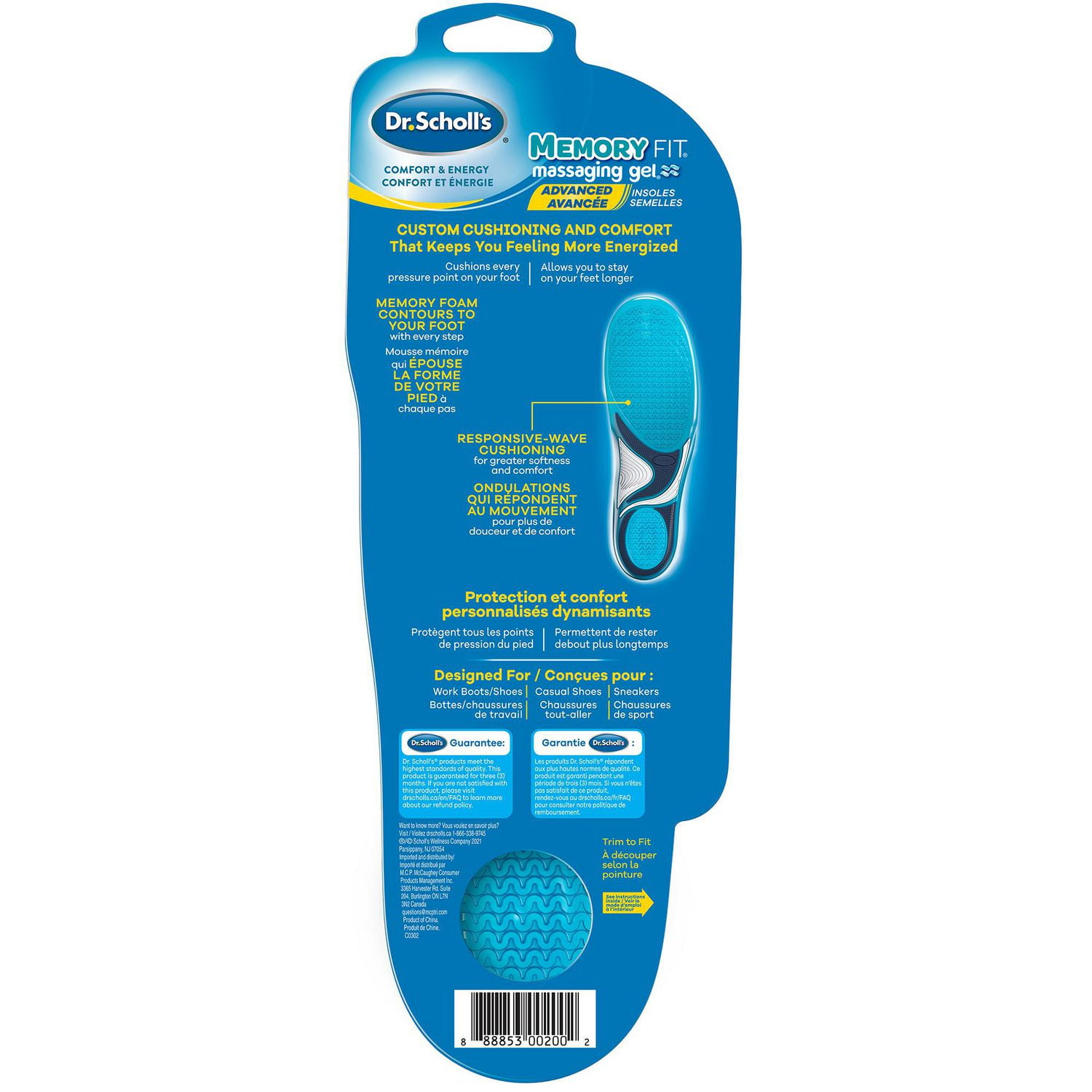 Dr. Scholl's Cushioning Insoles for Flats and Sandals, All-Day Comfort in  Flats, Boots, (for Women's 6-10), New : : Clothing, Shoes &  Accessories