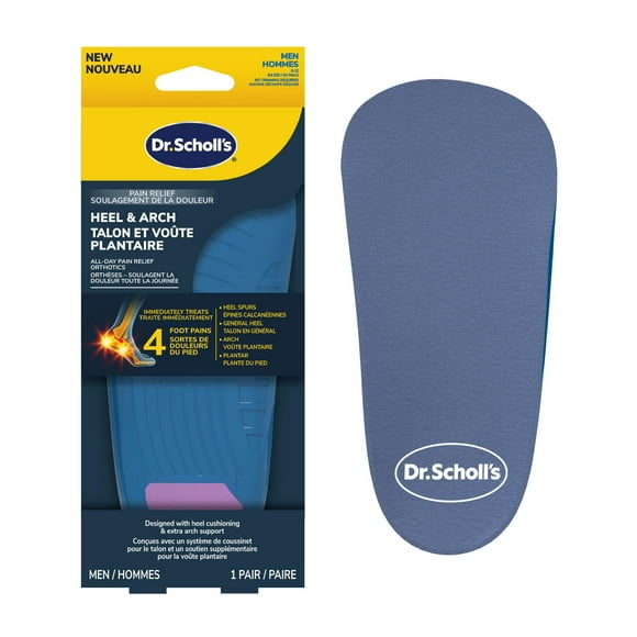 Dr. Scholl's® Heel & Arch All-Day Pain Relief Orthotics, 3/4 Length Inserts, Men 8-14, 1 pair