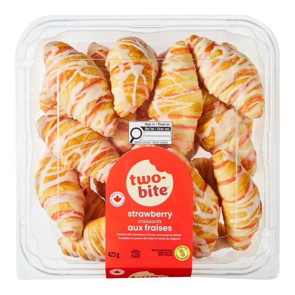 Two-Bite Mini Strawberry Croissants