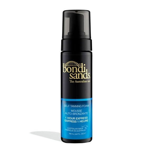 Bondi Sands Self Tanning Foam One Hour Express, Lightweight, Fragrance Free, Streak-Free Tan, 150 mL, Express | 150mL