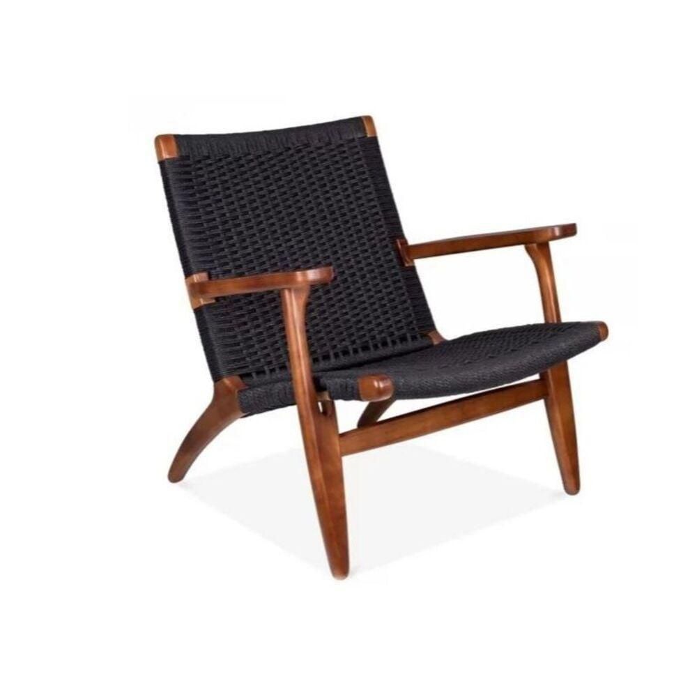 Heavenly Collection Rattan Weave Black Lounge Chair Walmart Canada