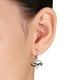 Ensemble de pendentif et de boucles d'oreille Miabella de forme cœur et infini avec diamants 0,20 CT poids total en argent sterling double ton, 18 po – image 3 sur 4