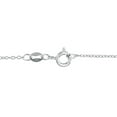 thumbnail image 3 of Quintessential Sterling Silver CZ Cross Necklace, 3 of 4
