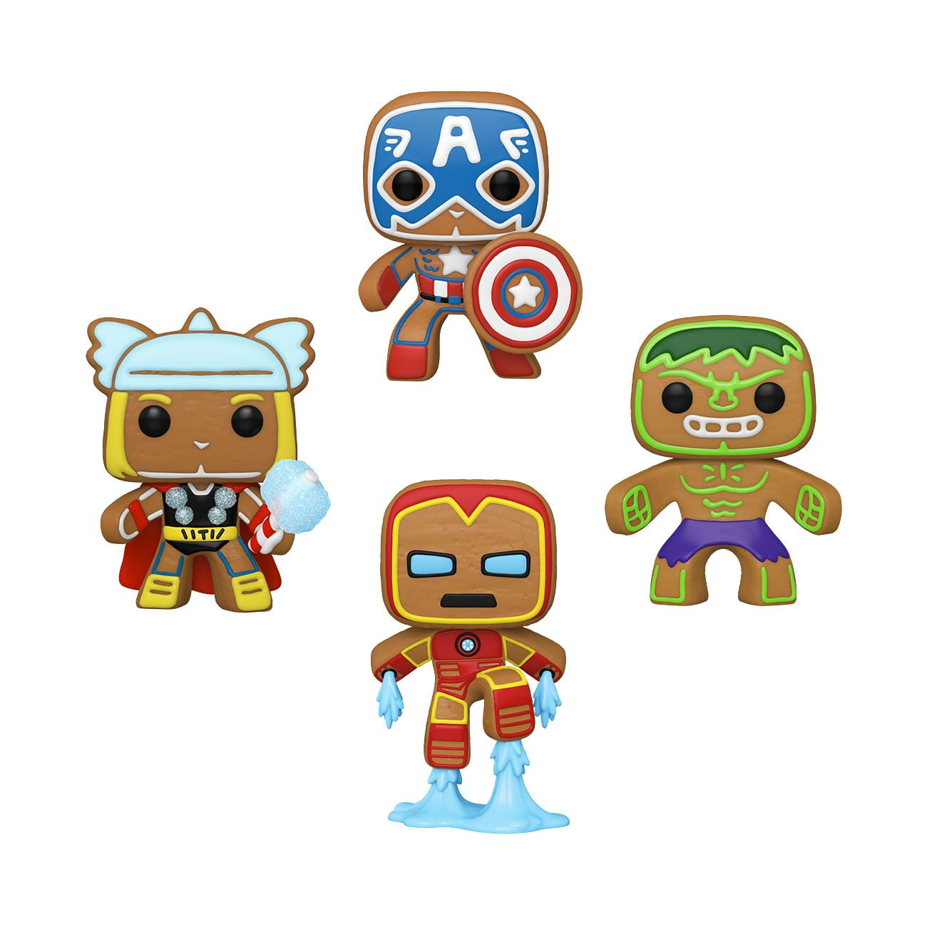 Funko Pop Heroes Marvel Holiday Gingerbread Vinyl Figure 4