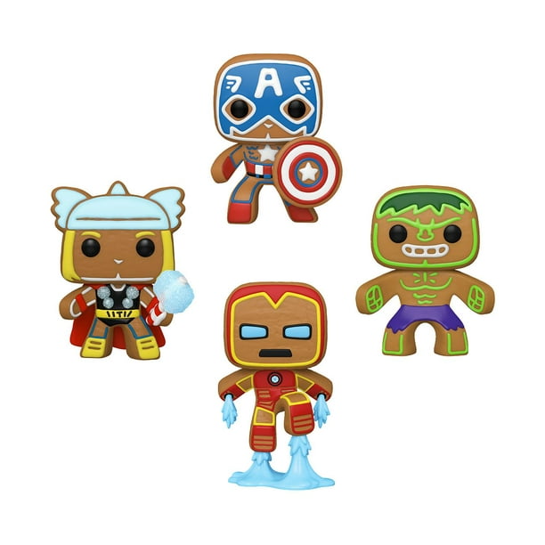 Funko Pop! Minis - Marvel Gingerbread - Five Below Exclusive - Lot of 4  NEW!!