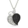 thumbnail image 1 of Quintessential Collier coeur pavé en argent sterling, 1 of 4
