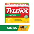 thumbnail image 1 of Tylenol Extra Strength Sinus eZ Tabs, Relieves Sinus congestion & other sinus Symptoms, Daytime, 40 Count, 1 of 8