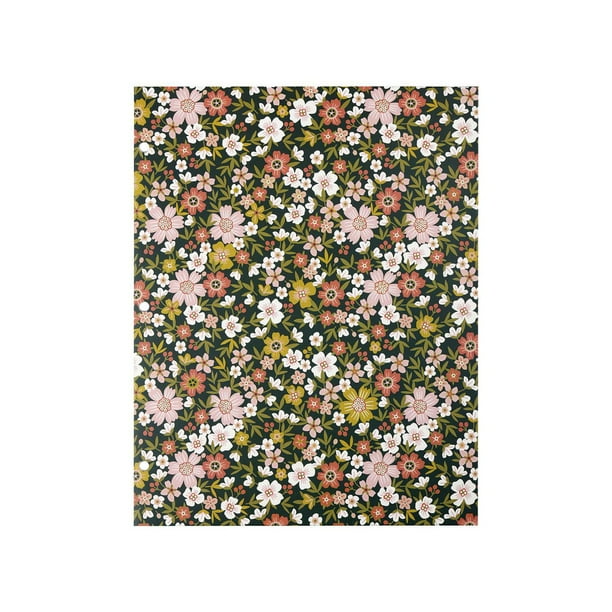 PEN+GEAR DITSY FLORAL PAPER PORTFOLIO, Fits 3-ring binders - Walmart.ca