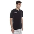 thumbnail image 2 of Tee-shirt Henley manches courtes Dark Black, 2 of 6