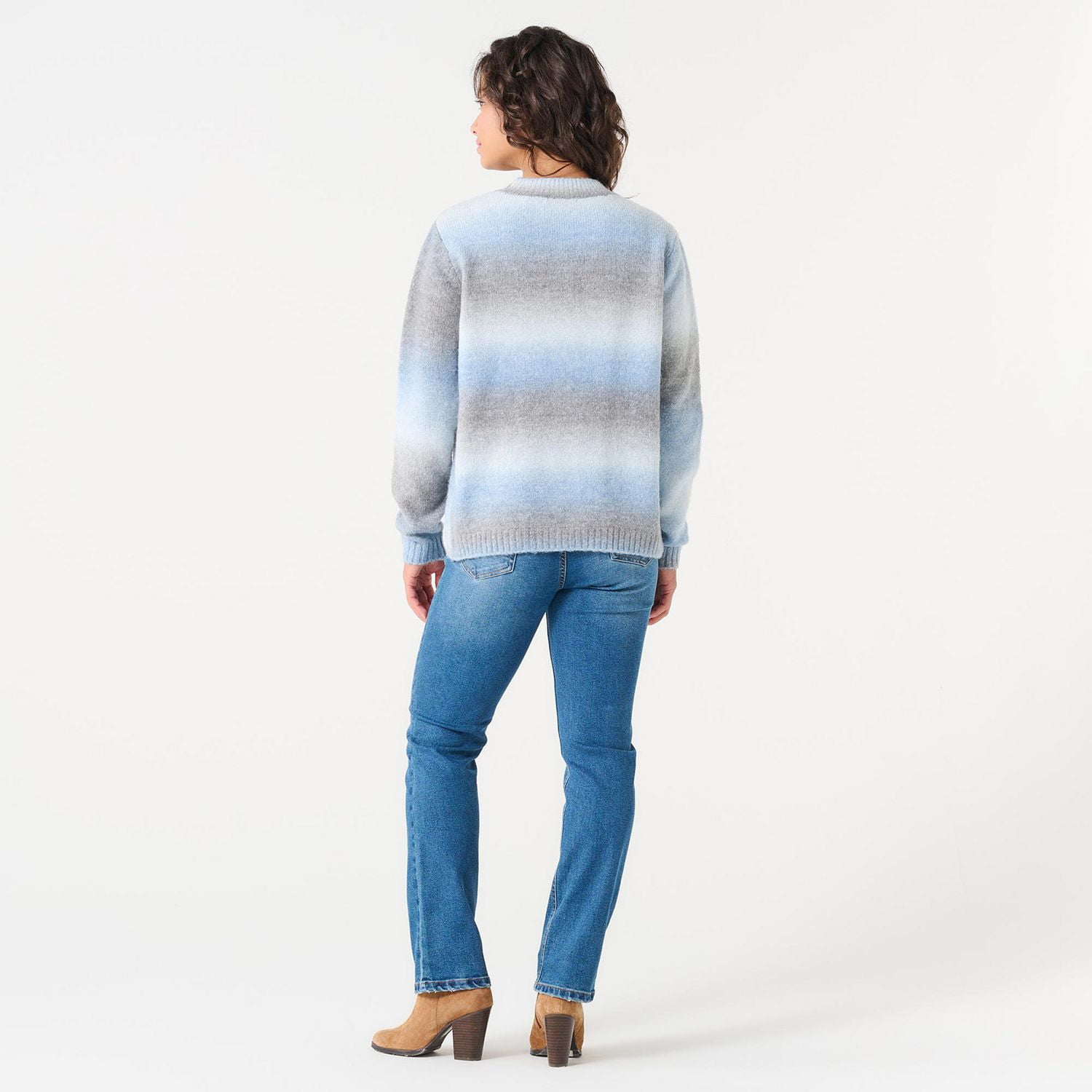 DV V-NECK SPACE-DYE CARDIGAN